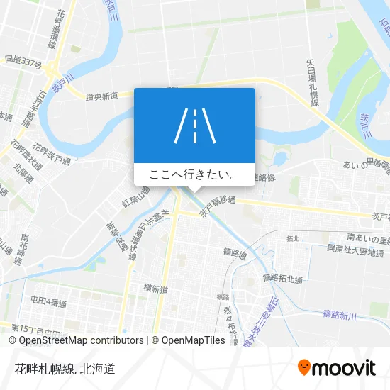 花畔札幌線地図