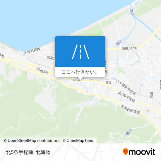 北5条手稲通地図