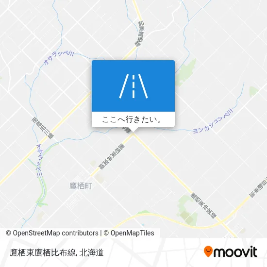 鷹栖東鷹栖比布線地図