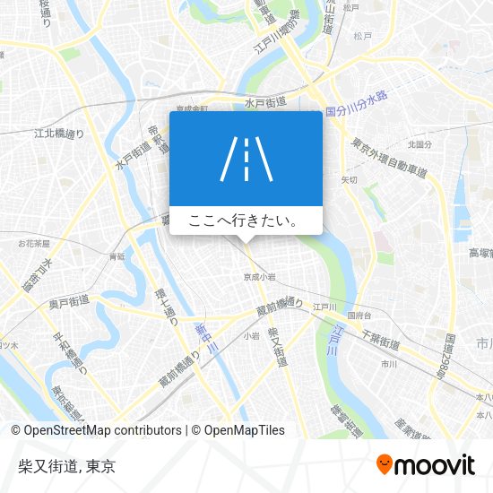 柴又街道地図