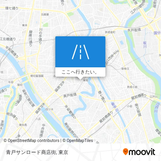 青戸サンロード商店街地図