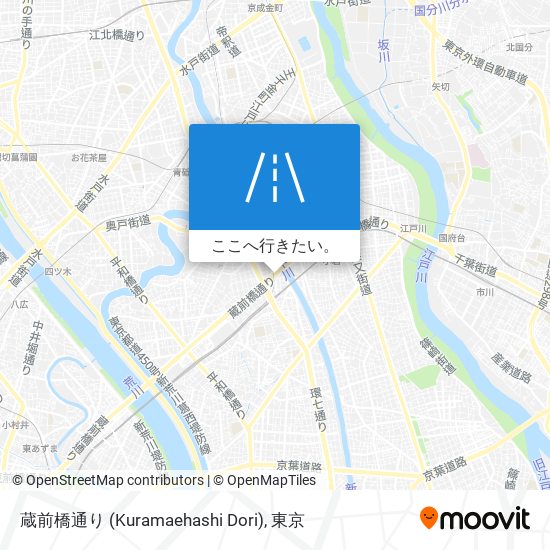 蔵前橋通り (Kuramaehashi Dori)地図