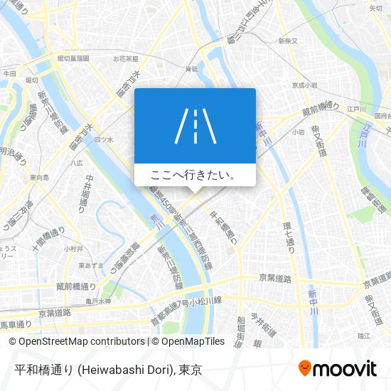 平和橋通り (Heiwabashi Dori)地図