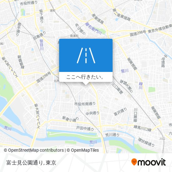 富士見公園通り地図