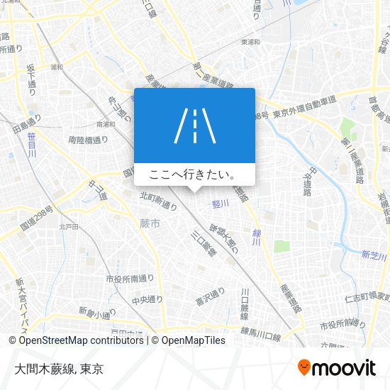 大間木蕨線地図
