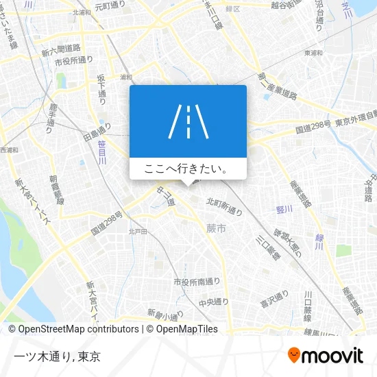 一ツ木通り地図