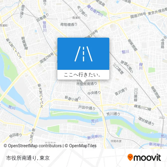 市役所南通り地図