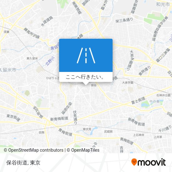 保谷街道地図