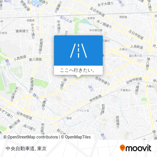 中央自動車道地図