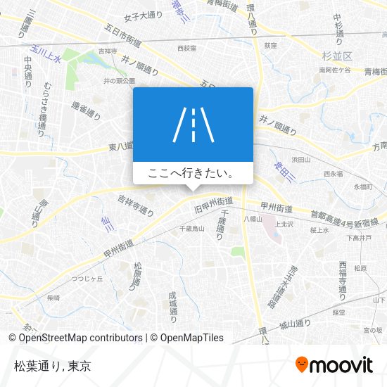松葉通り地図