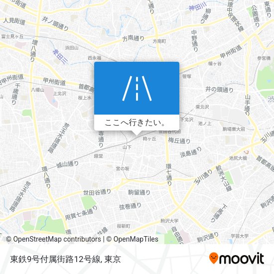 東鉄9号付属街路12号線地図