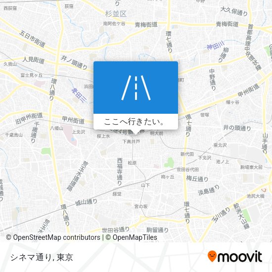 シネマ通り地図