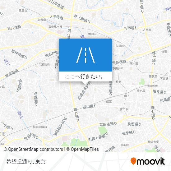 希望丘通り地図