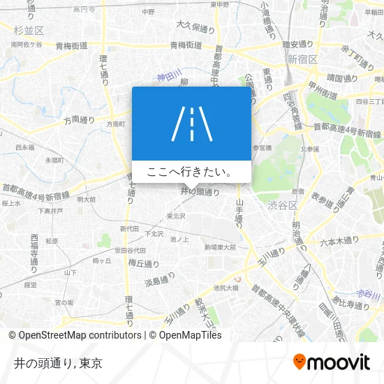 井の頭通り地図