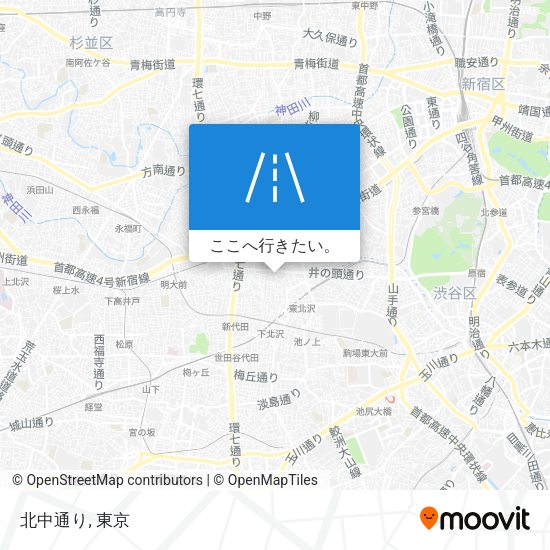 北中通り地図