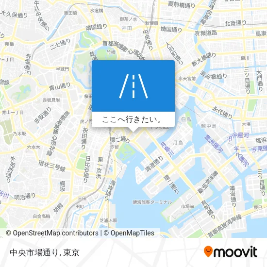 中央市場通り地図
