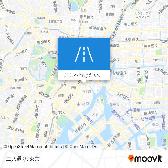 二八通り地図