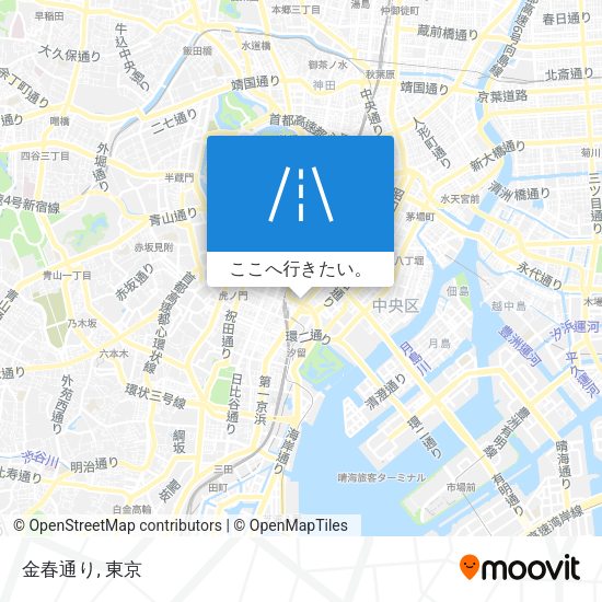 金春通り地図