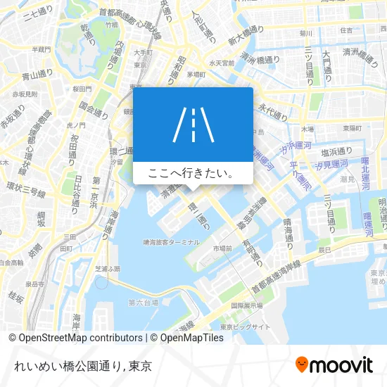 れいめい橋公園通り地図
