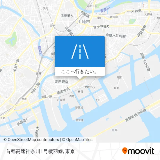 首都高速神奈川1号横羽線地図