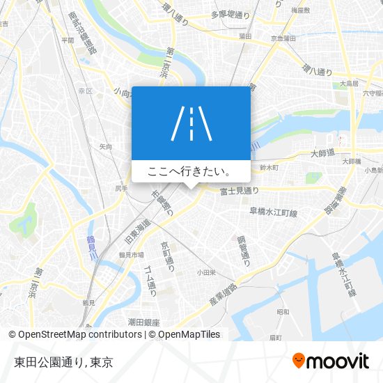 東田公園通り地図