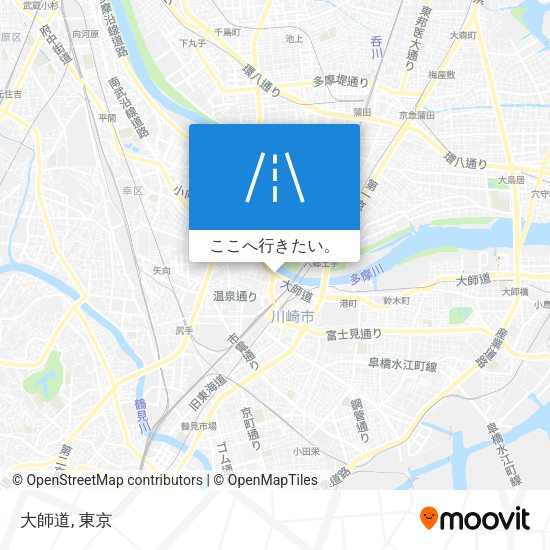 大師道地図