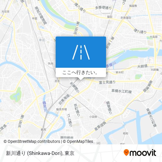 新川通り (Shinkawa-Dori)地図