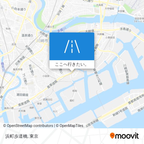 浜町歩道橋地図