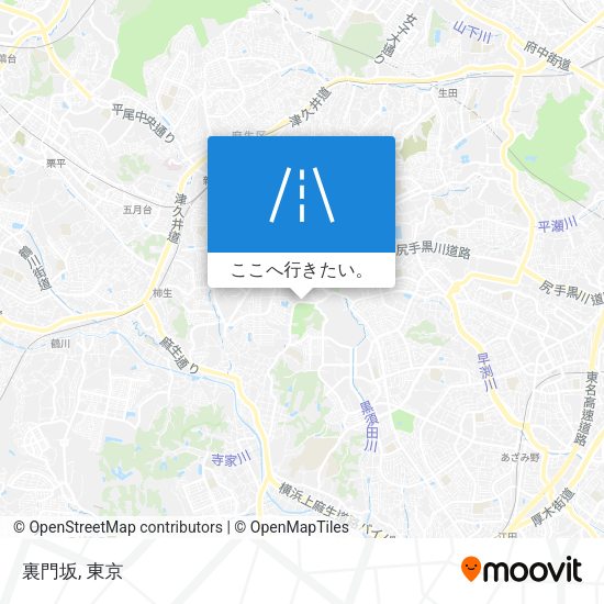 裏門坂地図