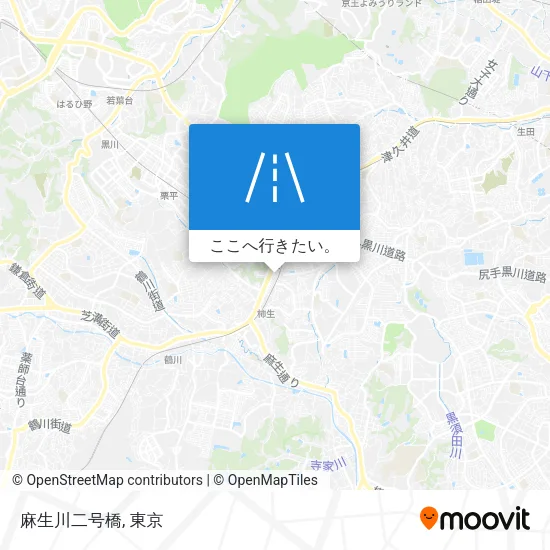 麻生川二号橋地図