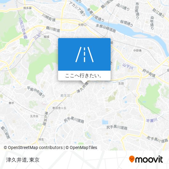 津久井道地図