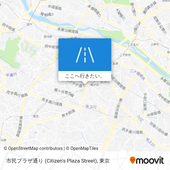 市民プラザ通り (Citizen's Plaza Street)地図