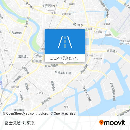 富士見通り地図
