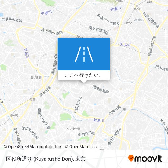 区役所通り (Kuyakusho Dori)地図