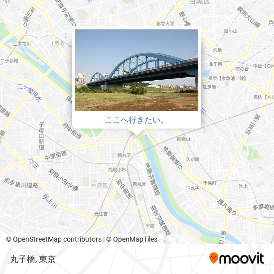 丸子橋地図