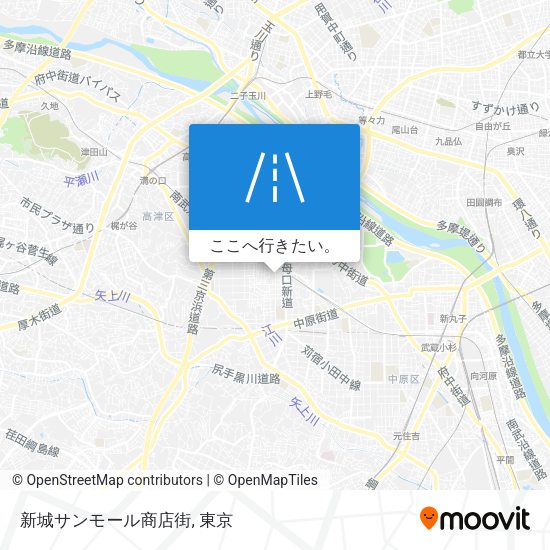 新城サンモール商店街地図