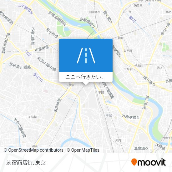 苅宿商店街地図