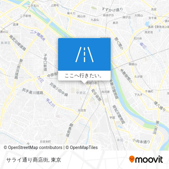 サライ通り商店街地図