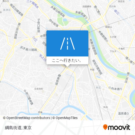 綱島街道地図