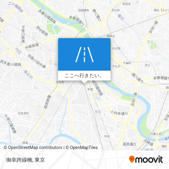 御幸跨線橋地図