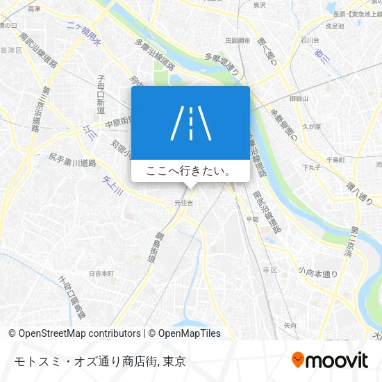 モトスミ・オズ通り商店街地図