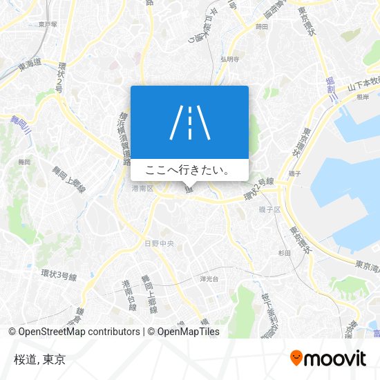 桜道地図