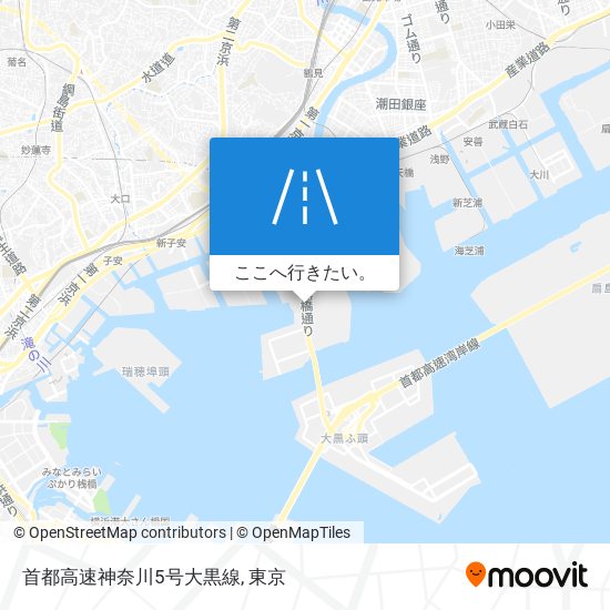首都高速神奈川5号大黒線地図