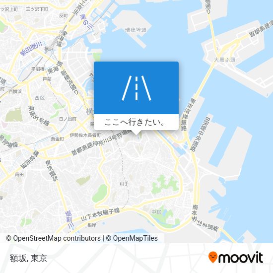 額坂地図
