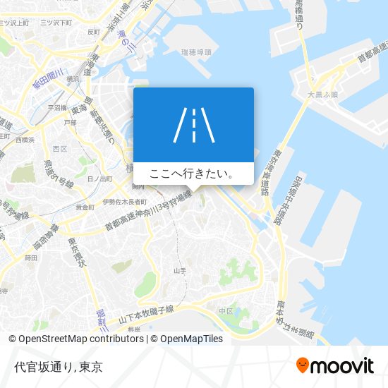 代官坂通り地図