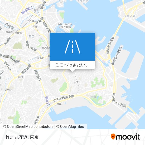 竹之丸花道地図