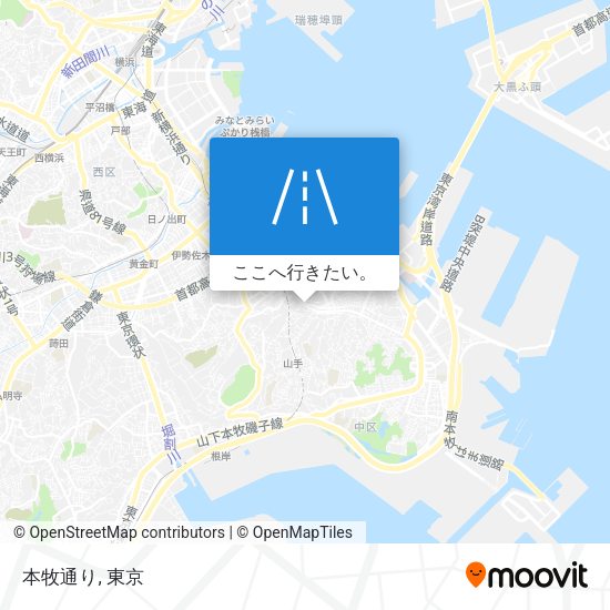 本牧通り地図