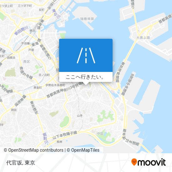 代官坂地図