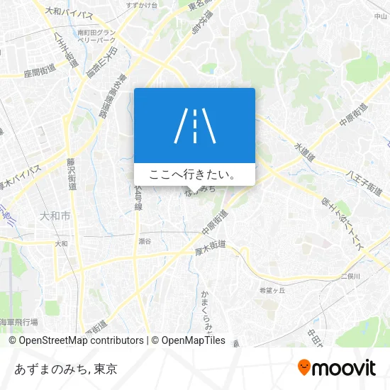 あずまのみち地図