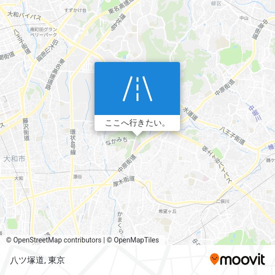 八ツ塚道地図